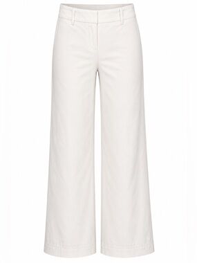 Melanie Lyne Beige Wide Leg Career Pants Size 2 Stretch